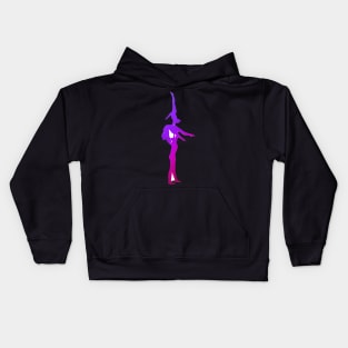 Women’s trio doing straddle on backbird Kids Hoodie